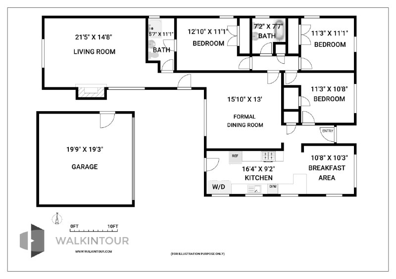 Maximize Your Property Listings with 2D Floorplans!